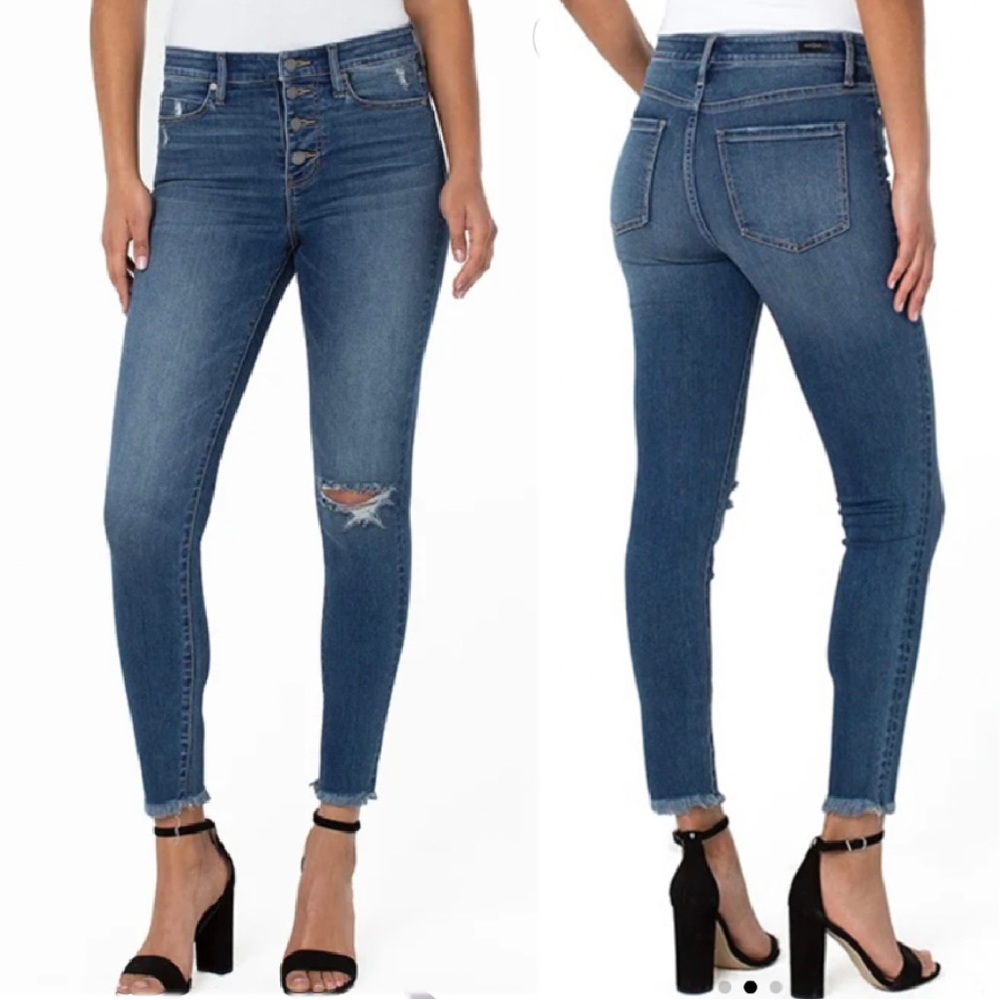 Liverpool Abby High Rise Ankle Skinny Jeans